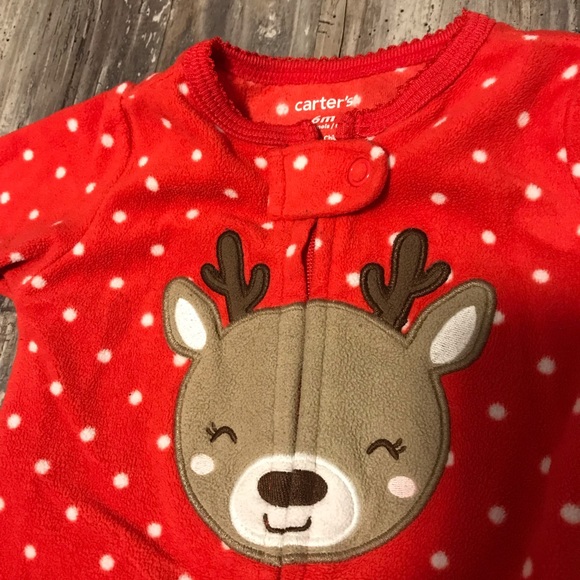 ❌SOLD❌ 6M Carter’s double zipper Fleece/Cotton PJ - Picture 2 of 16